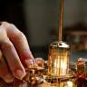 Artisan working on chandelier production